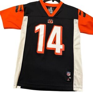 NFL Cincinnati Bengals Black and Orange Youth Jersey